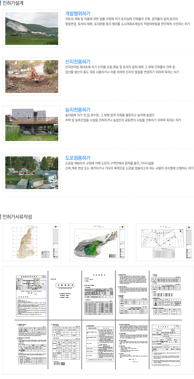인허가설계, 인허가서류 작성